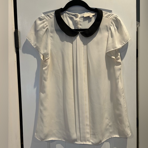 LOFT BLOUSE BLACK AND WHITE - Picture 1 of 4